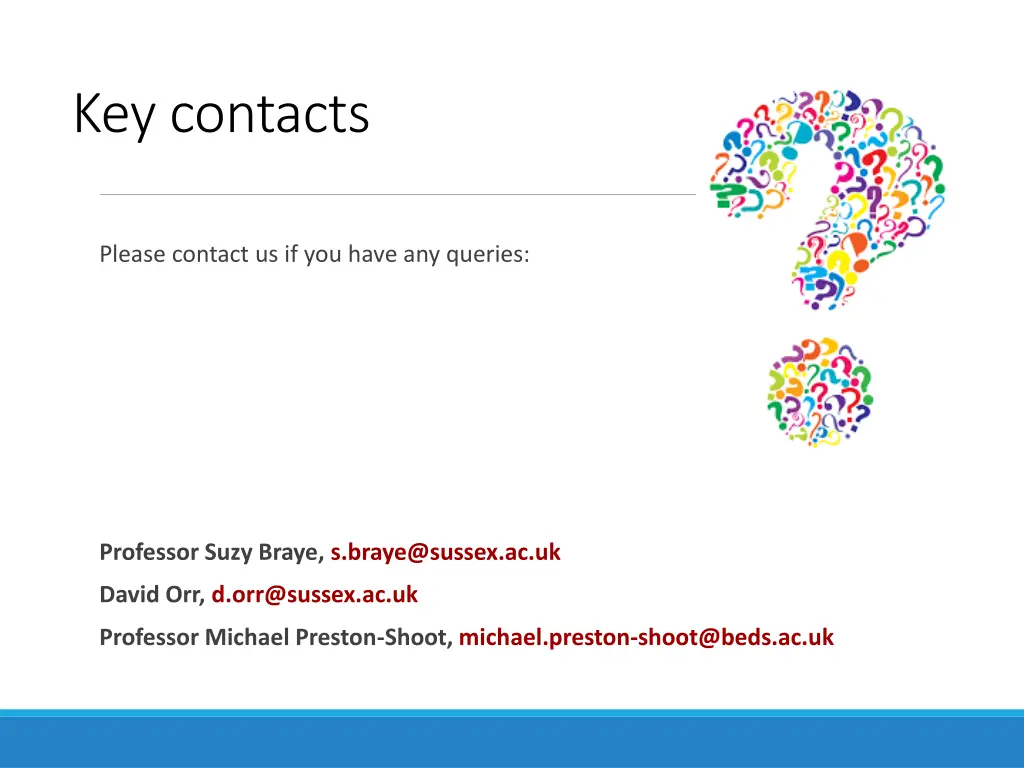 key contacts