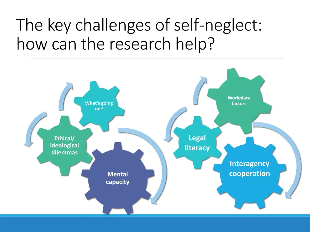 the key challenges of self neglect