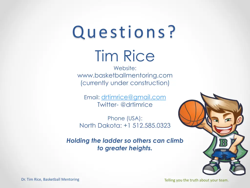 questions tim rice website