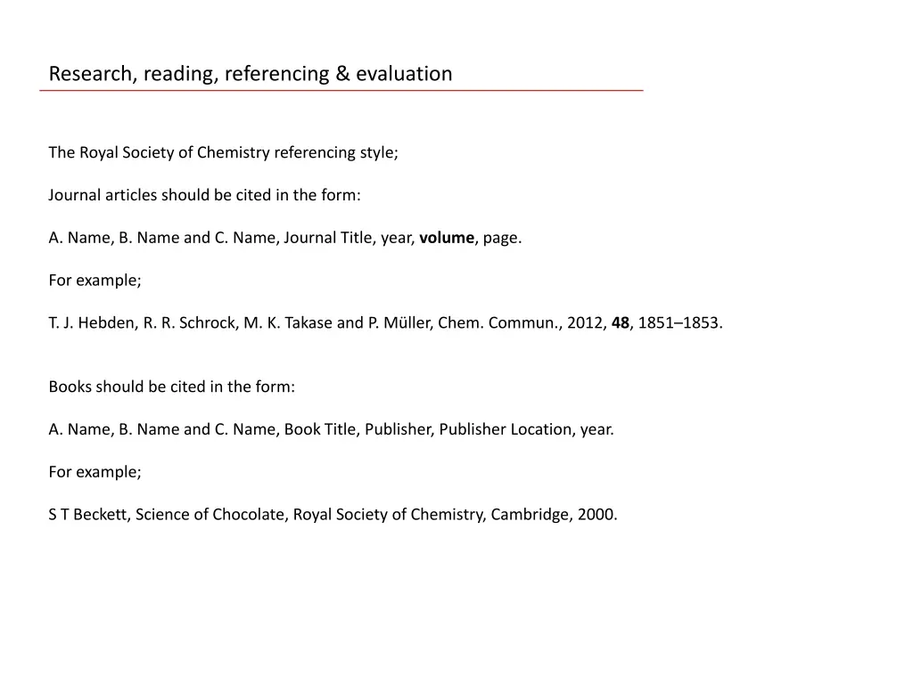 research reading referencing evaluation 11