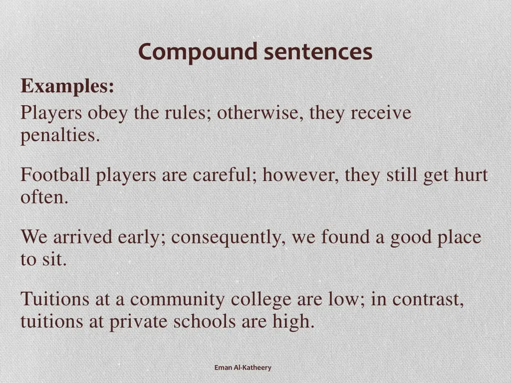 compound sentences 4