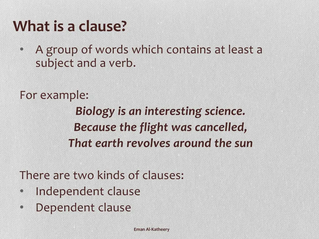 what is a clause