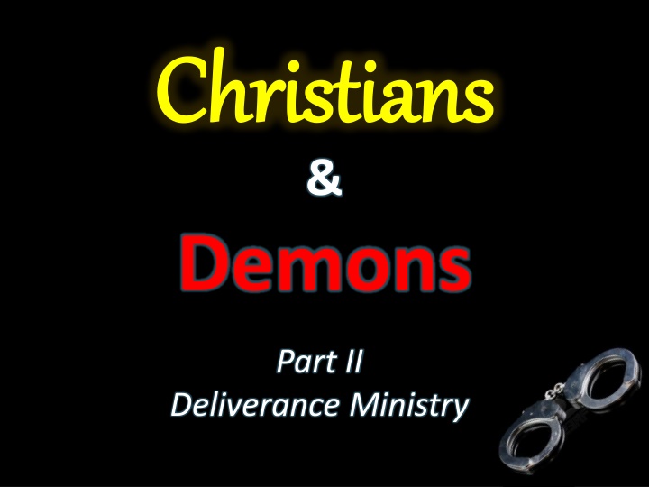 christians christians demons