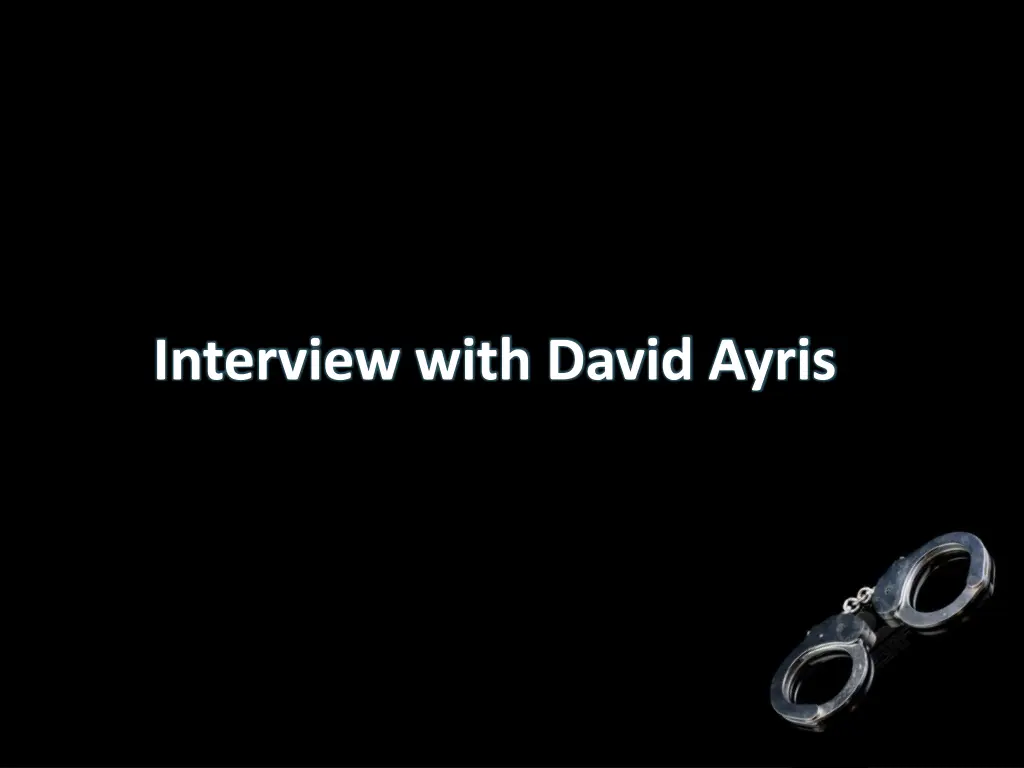 interview with david ayris