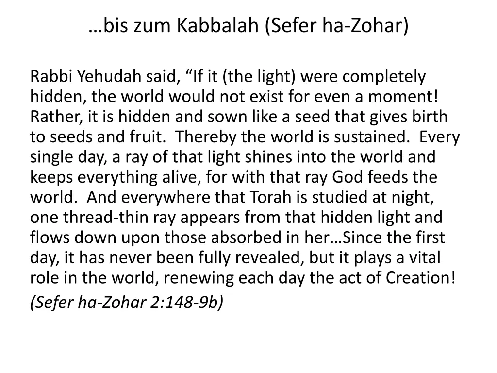 bis zum kabbalah sefer ha zohar