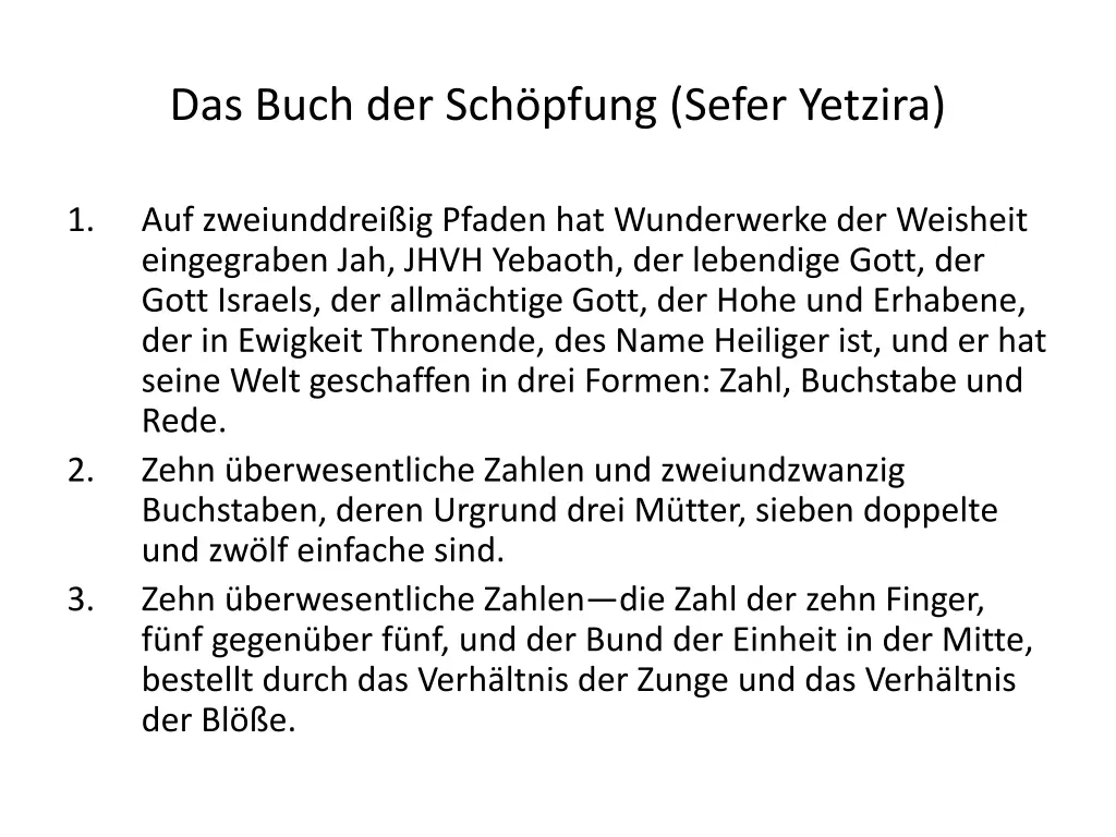 das buch der sch pfung sefer yetzira