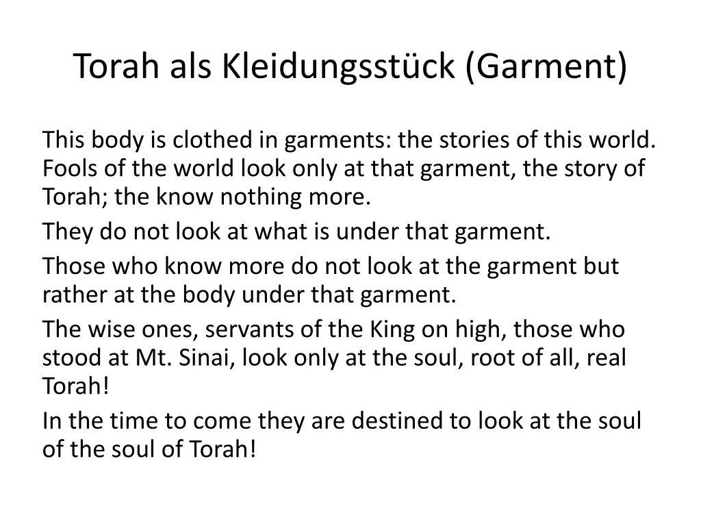 torah als kleidungsst ck garment 2