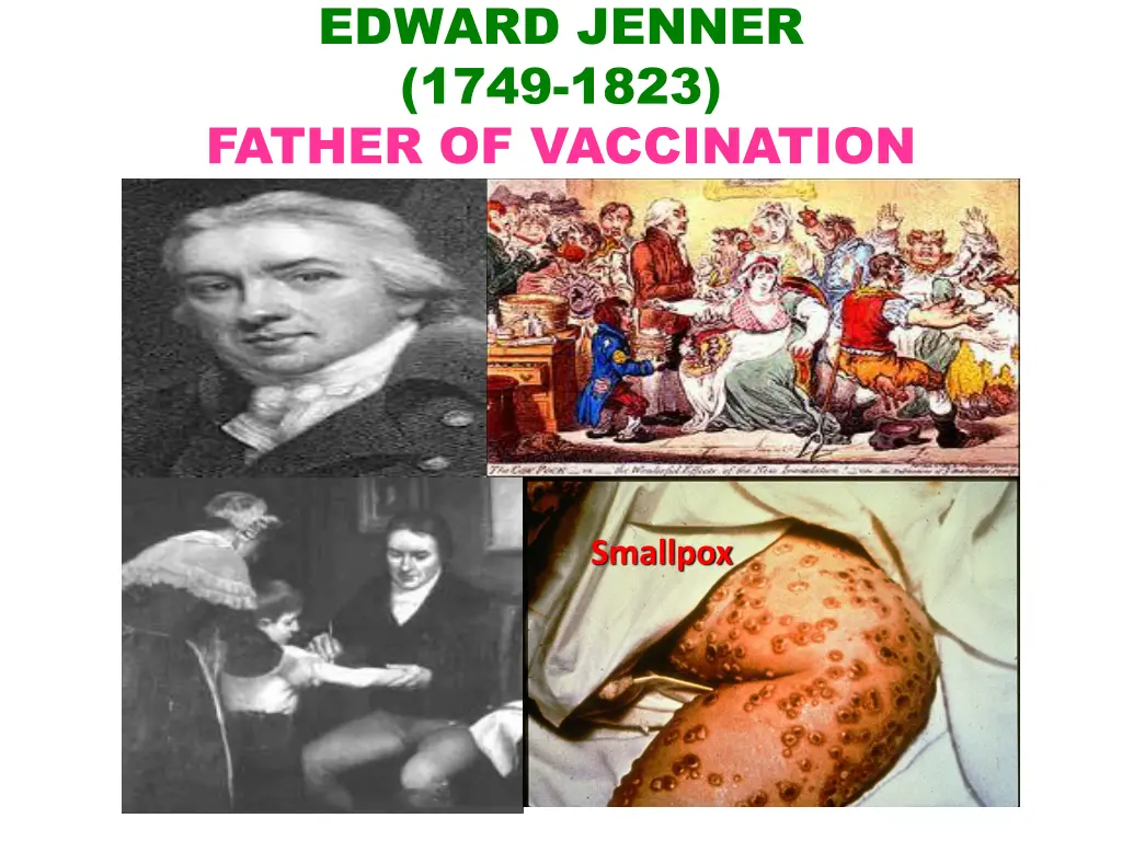 edward jenner 1749 1823 father of vaccination