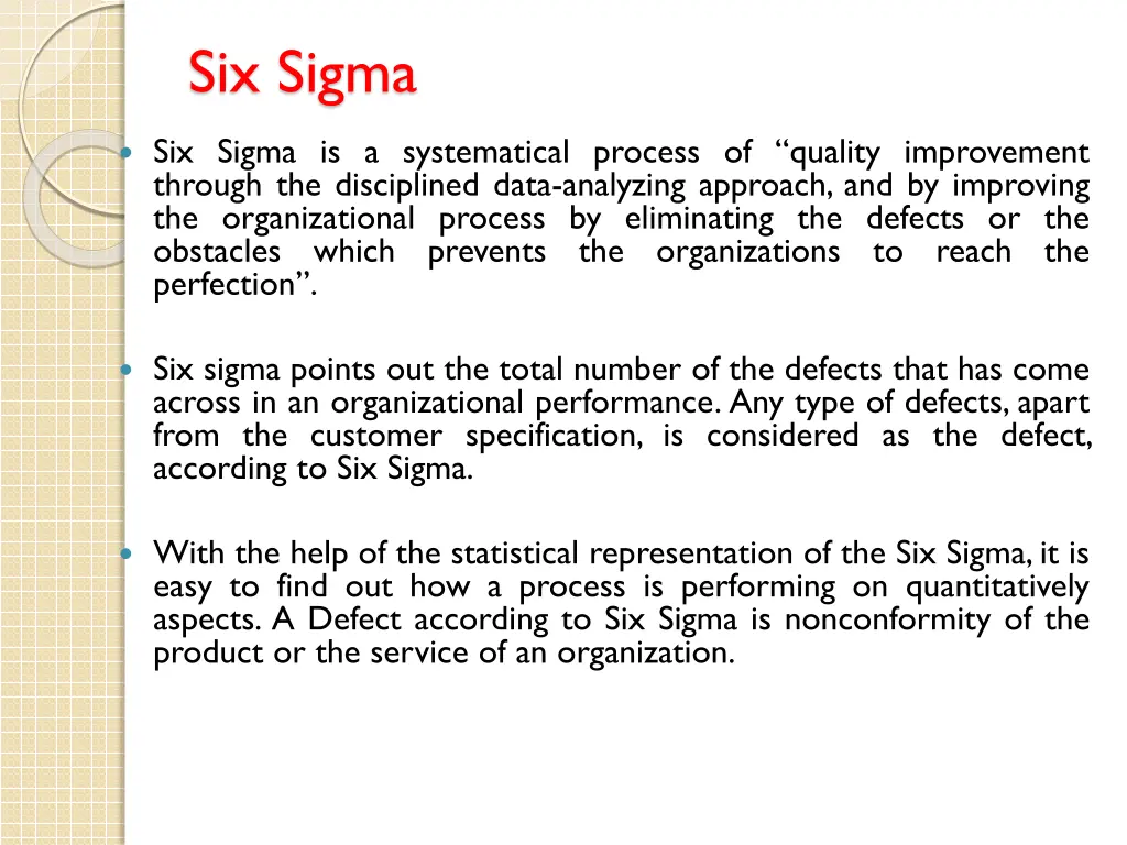 six sigma 1