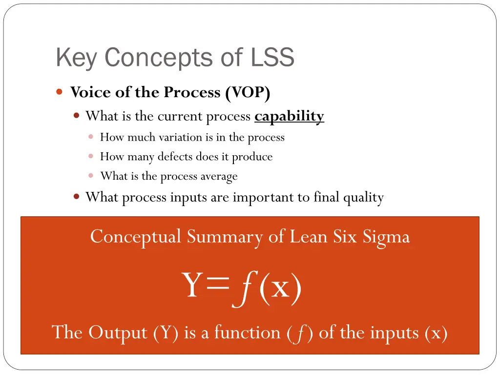 key concepts of lss 1