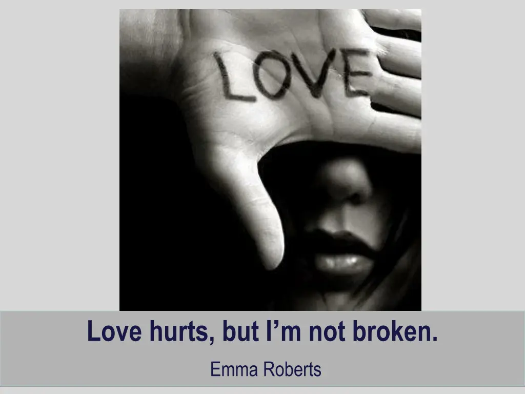 love hurts but i m not broken emma roberts