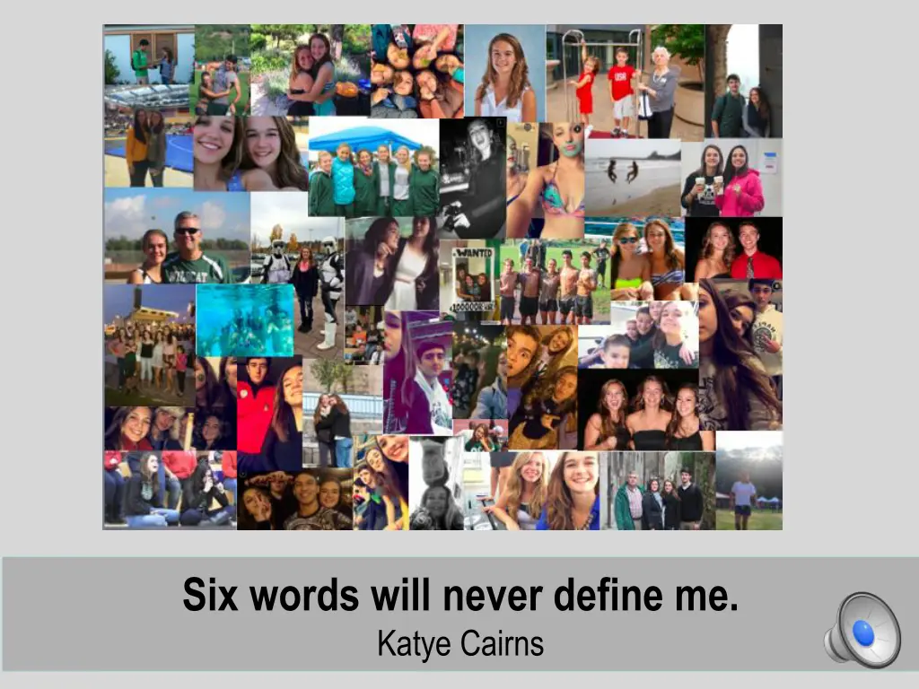 six words will never define me katye cairns