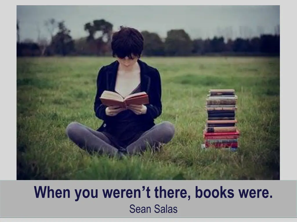 when you weren t there books were sean salas