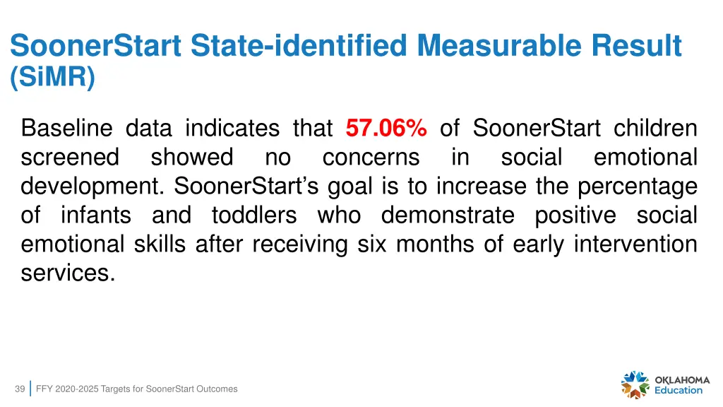 soonerstart state identified measurable result