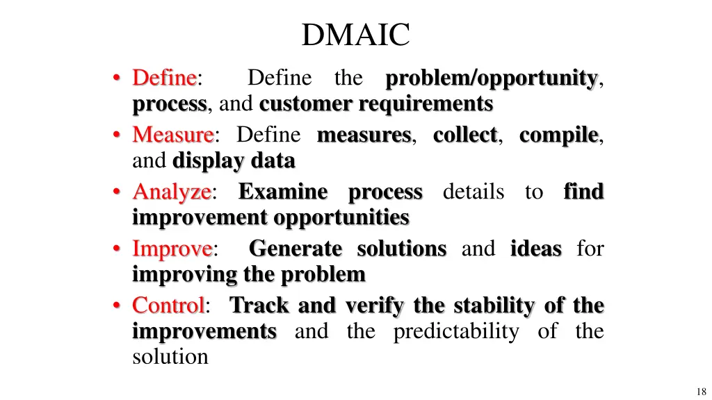 dmaic