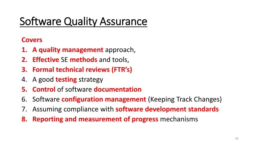 software quality assurance software quality