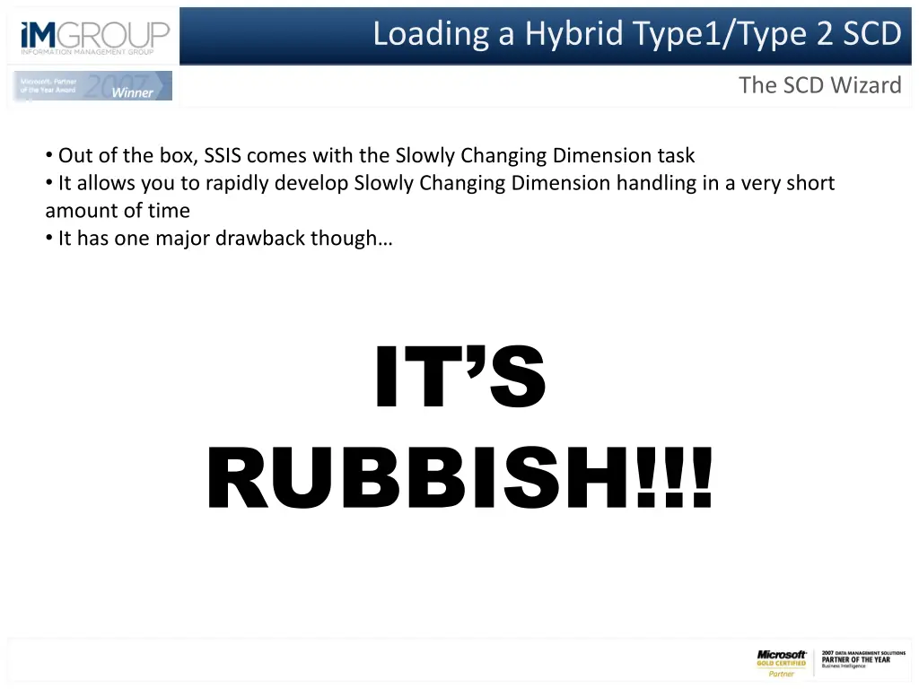 loading a hybrid type1 type 2 scd 1