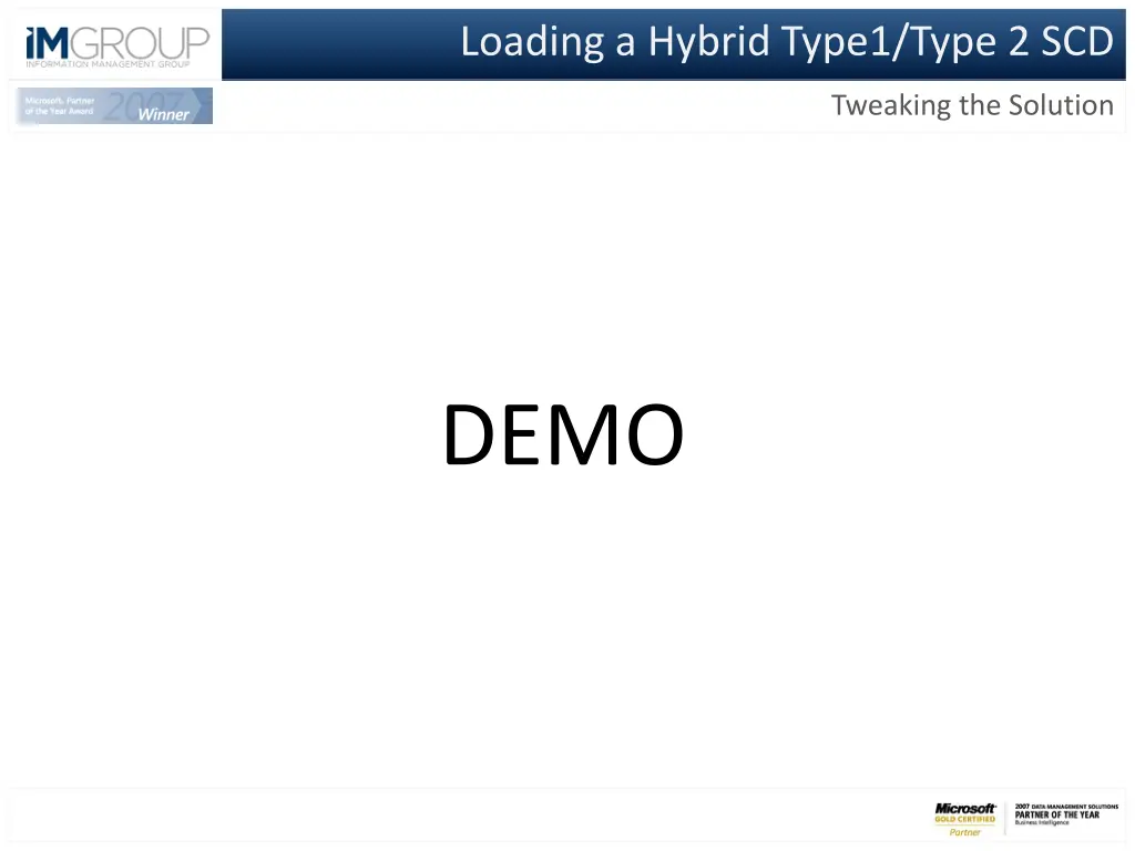 loading a hybrid type1 type 2 scd 10