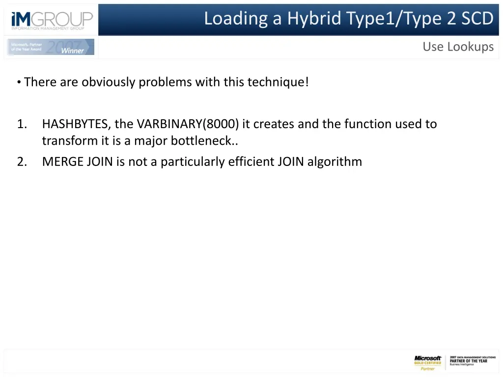 loading a hybrid type1 type 2 scd 8