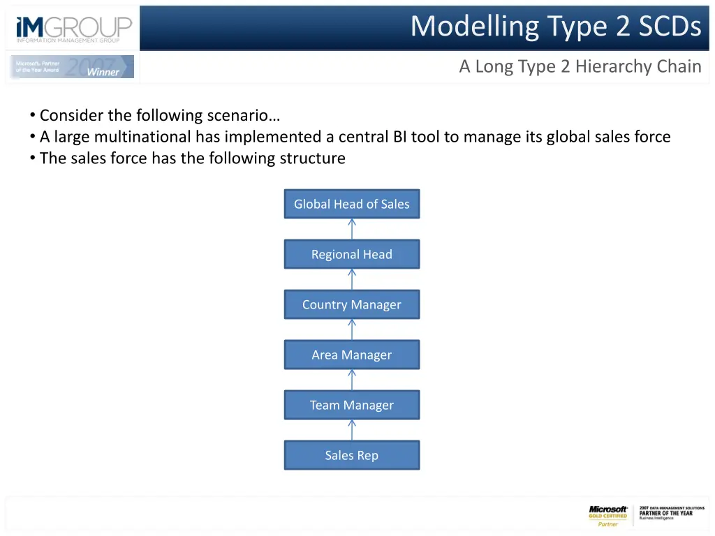 modelling type 2 scds 3