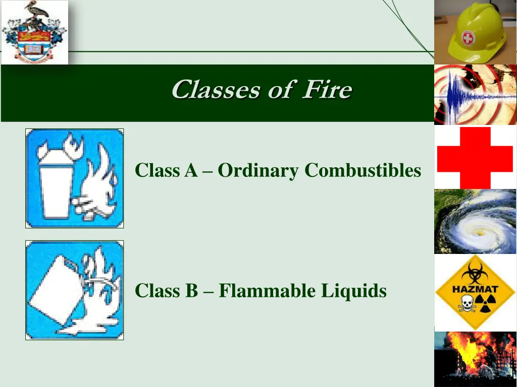 classes of fire