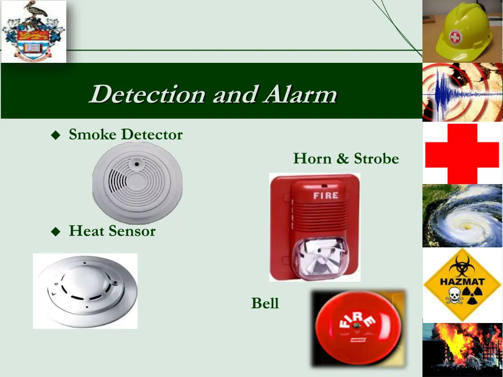 detection and alarm