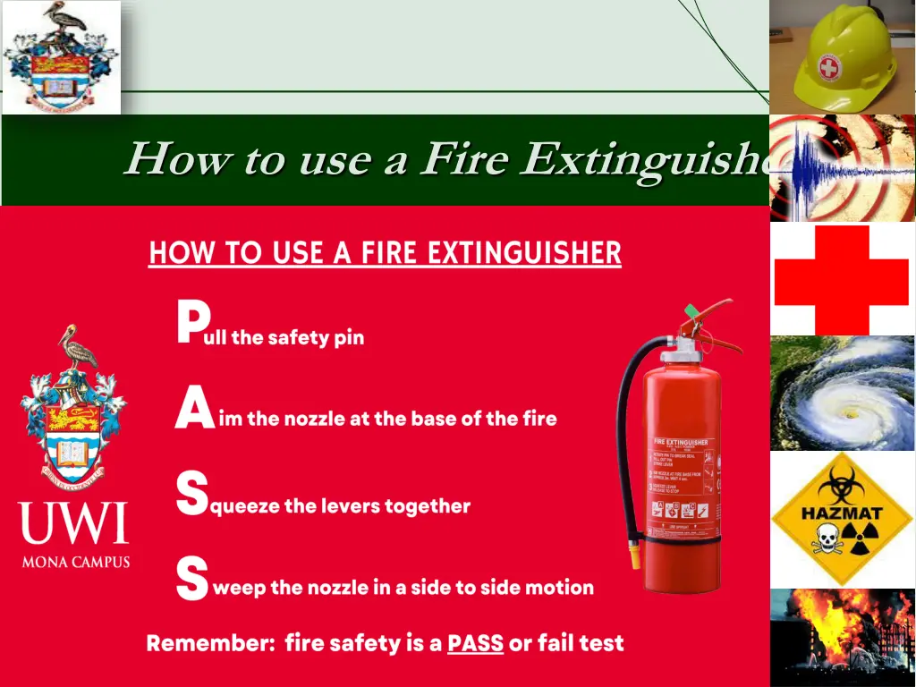 how to use a fire extinguisher