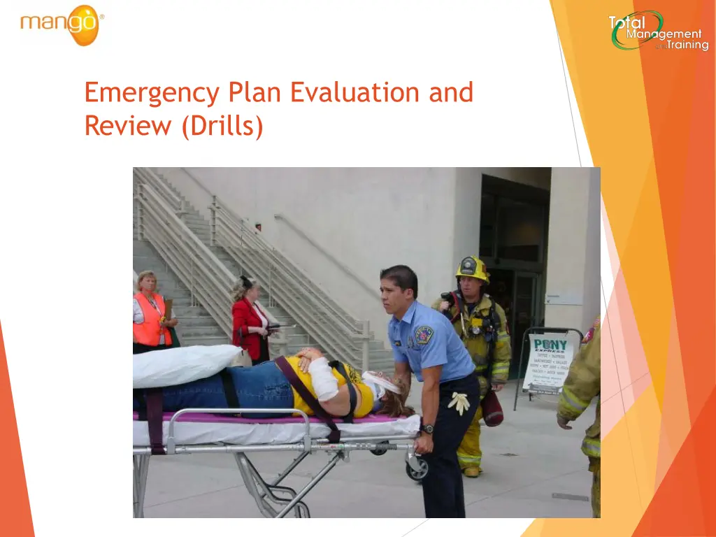 emergency plan evaluation and review drills