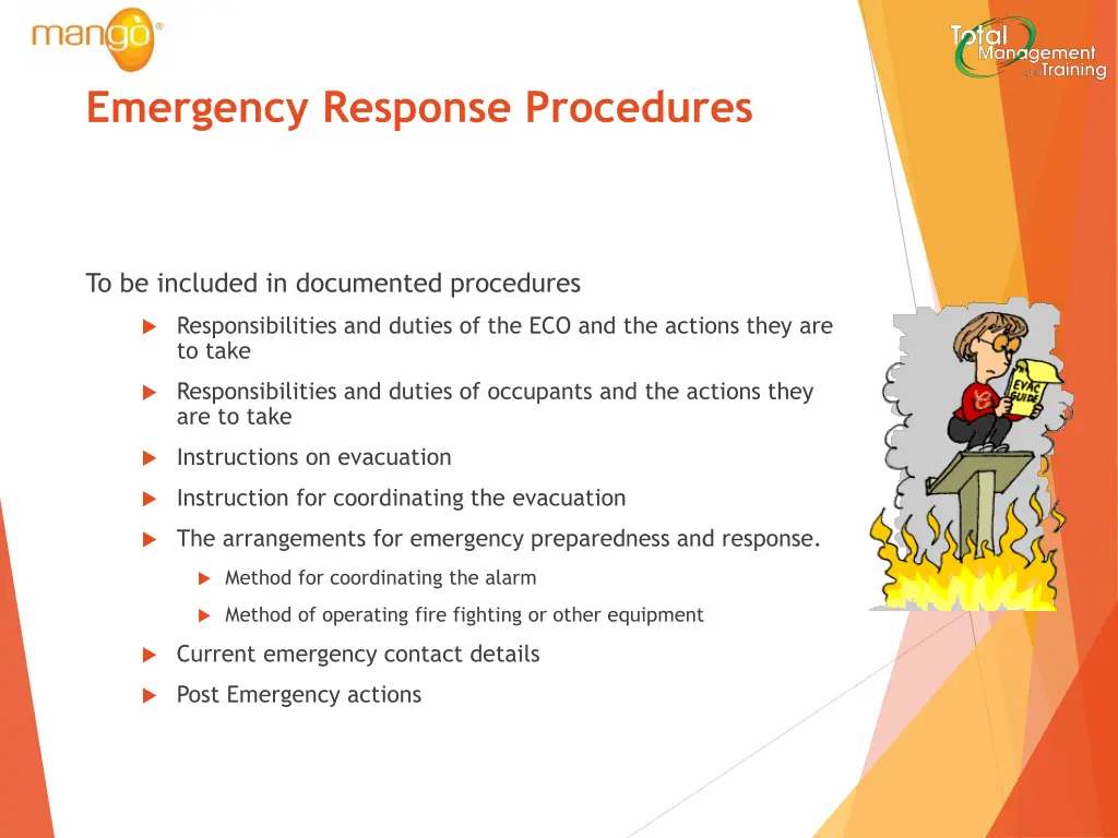 emergency response procedures