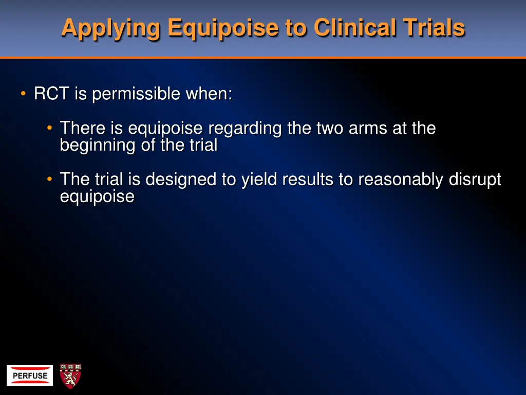 applying equipoise to clinical trials