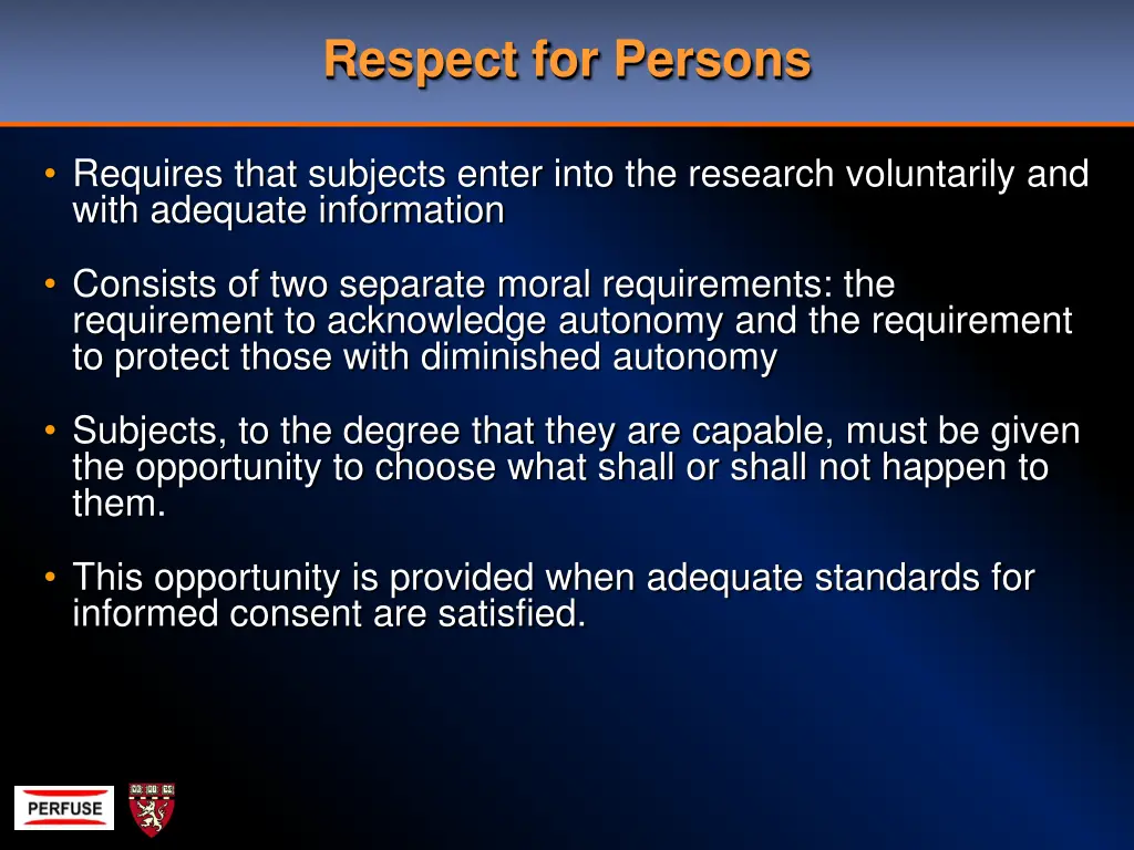 respect for persons