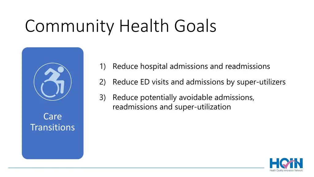 community health goals