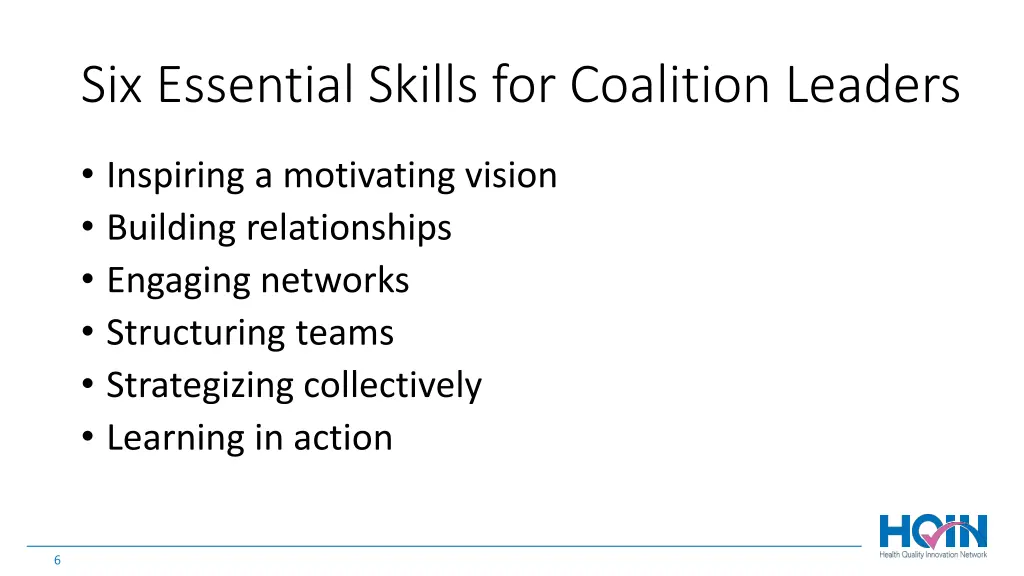 six essential skills for coalition leaders