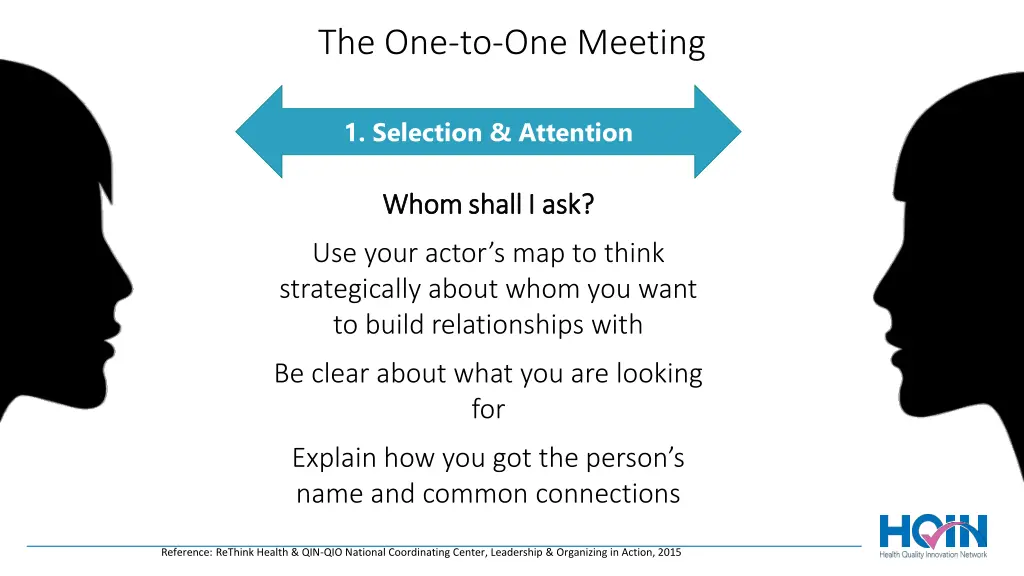 the one to one meeting