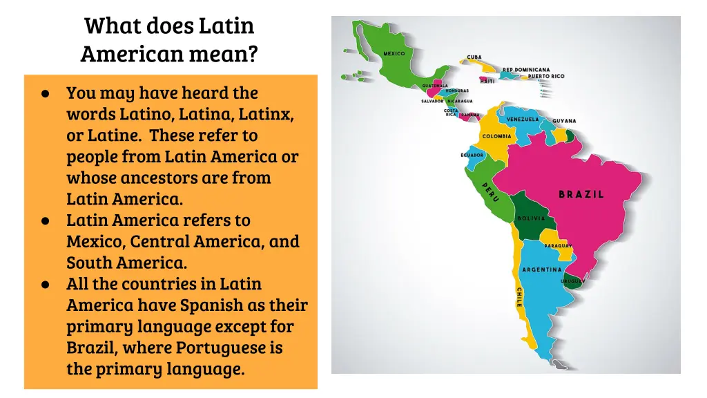 what does latin american mean