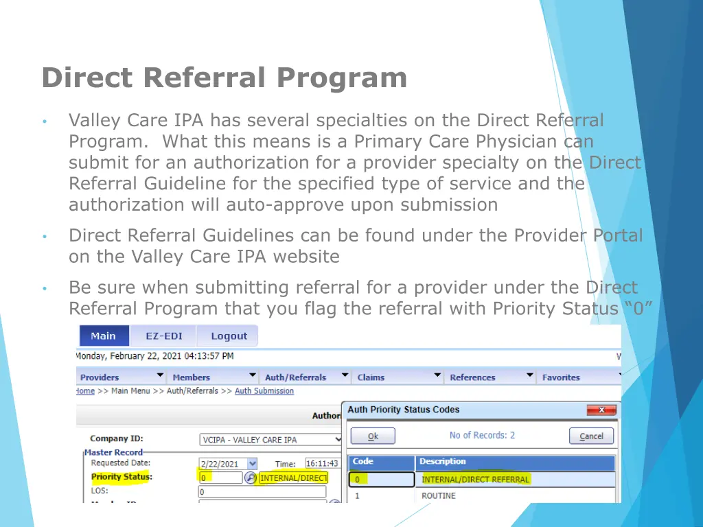 direct referral program