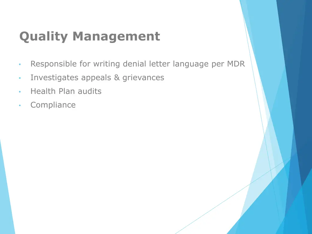 quality management