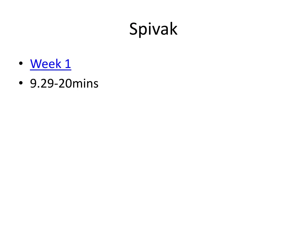 spivak