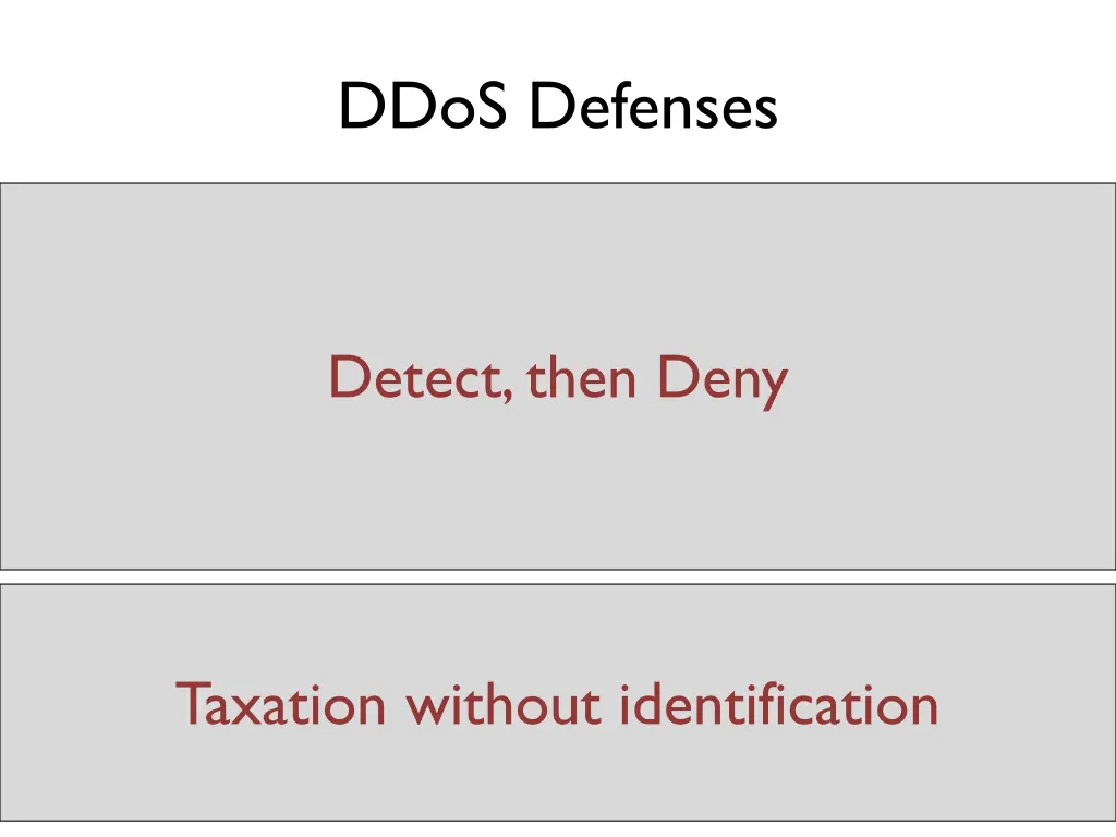 ddos defenses