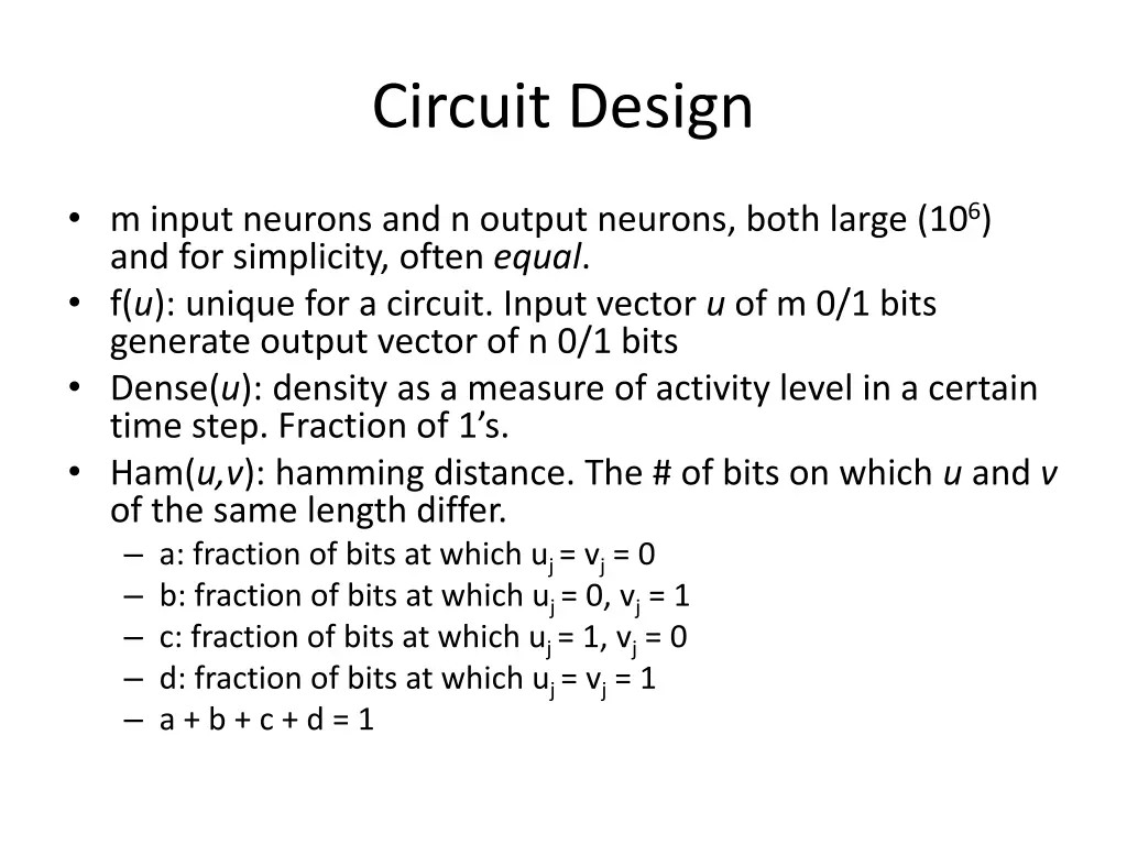 circuit design