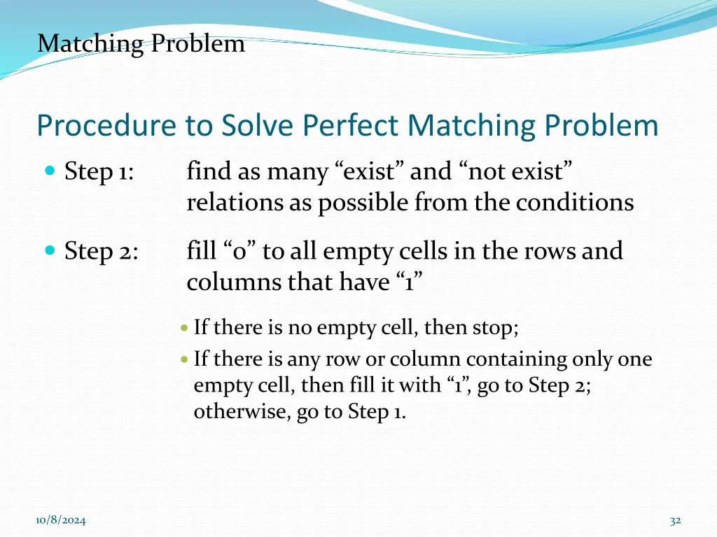 matching problem 10