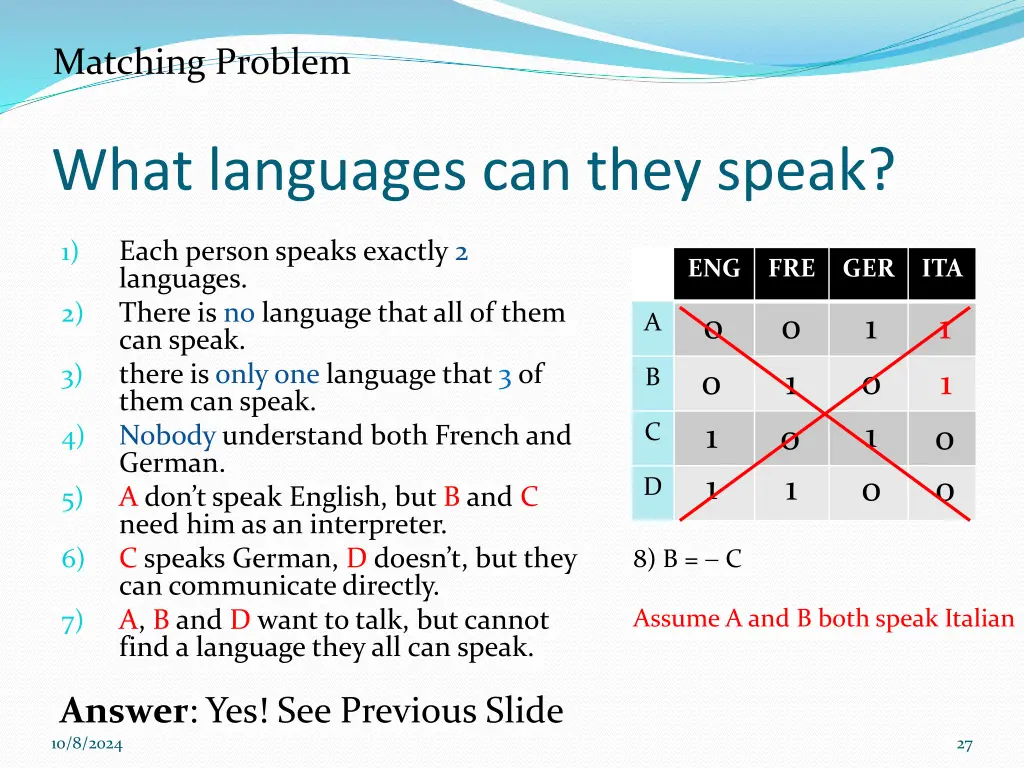 matching problem 5