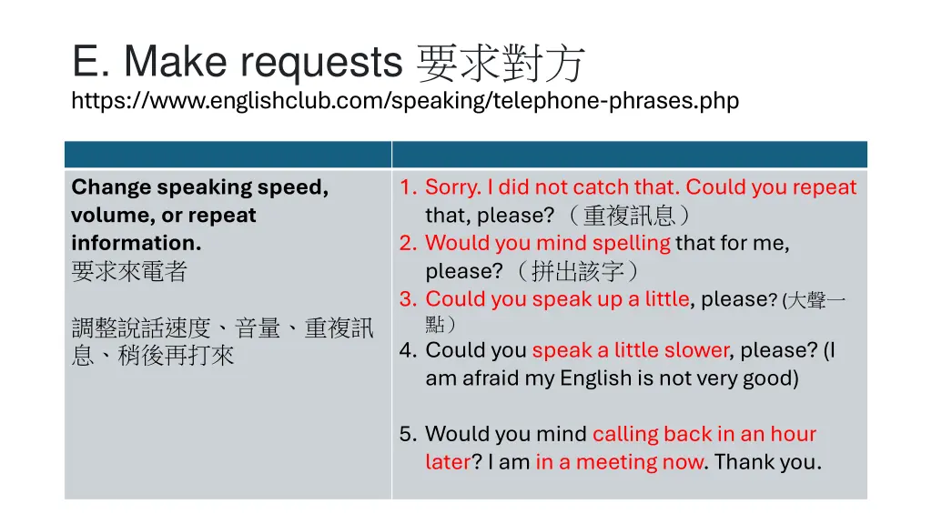 e make requests https www englishclub