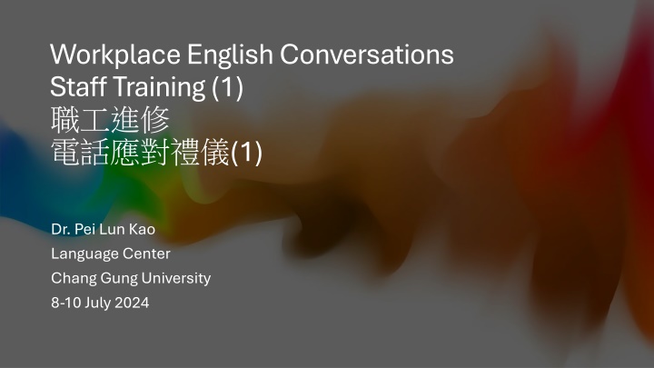 workplace english conversations staff training 1 1