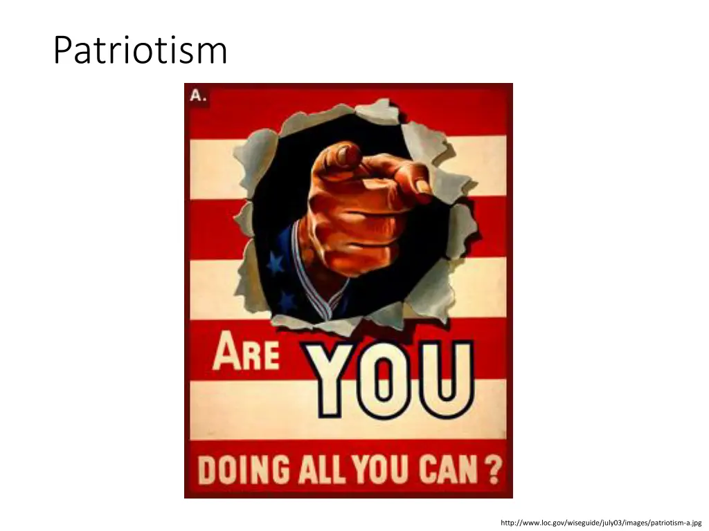 patriotism