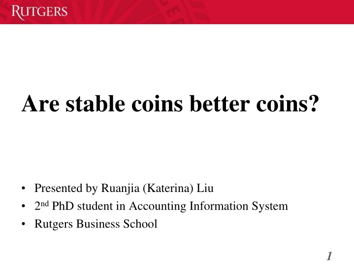 are stable coins better coins