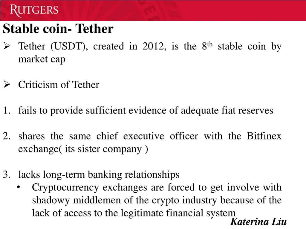 stable coin tether