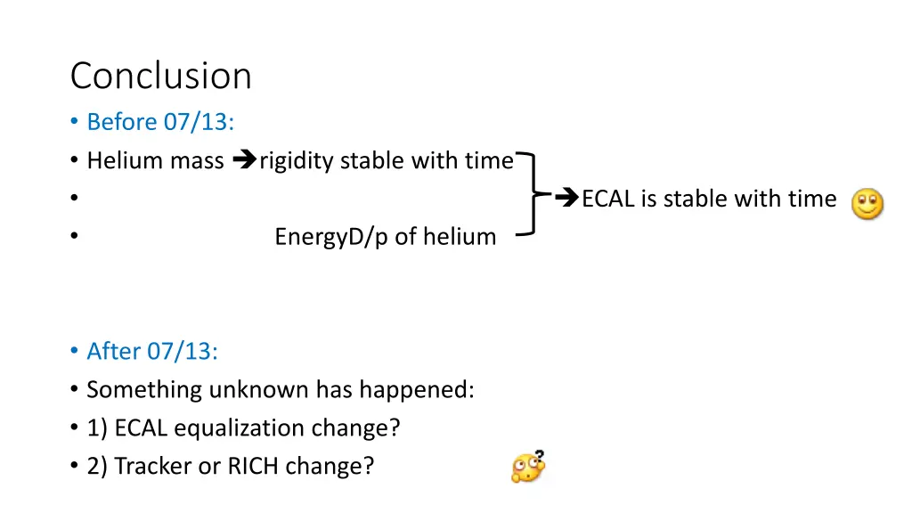 conclusion before 07 13 helium mass rigidity