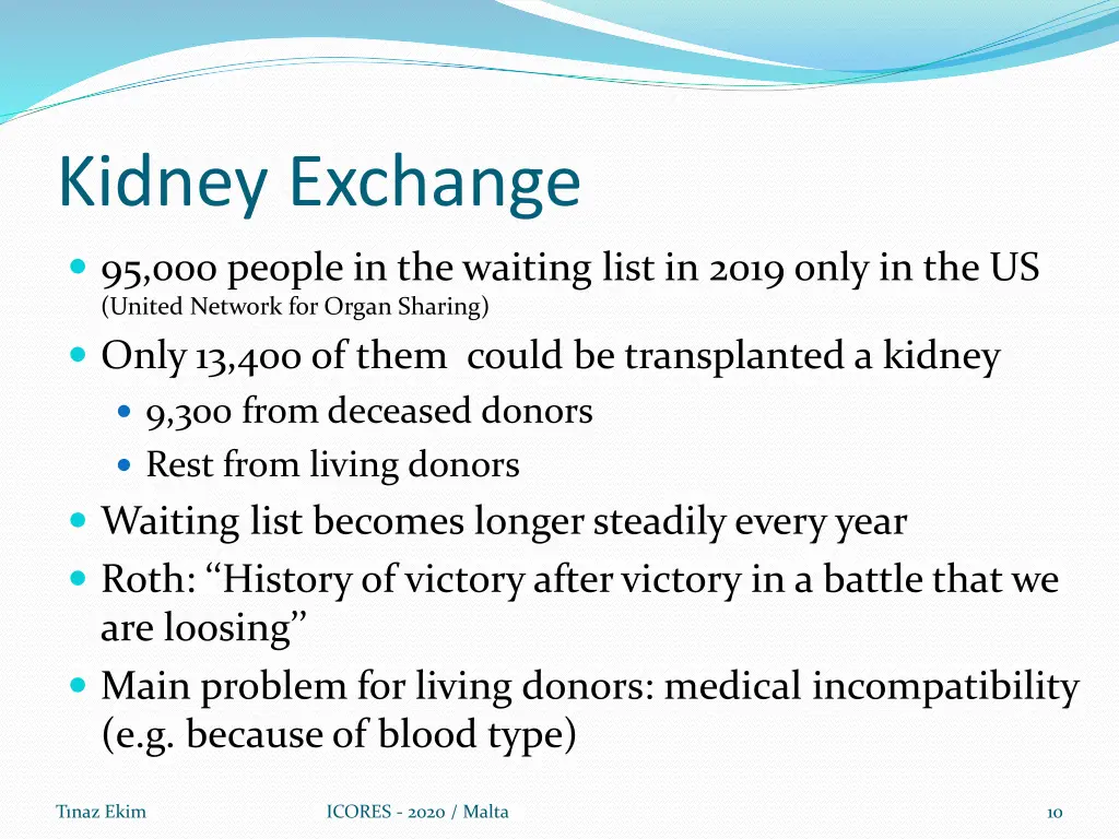 kidney exchange