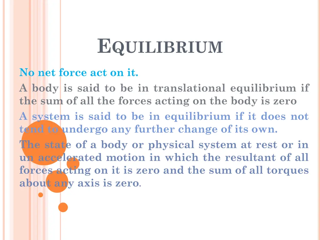 e quilibrium